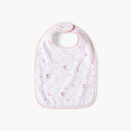 Lino Cotton Bib - Nude White - 2