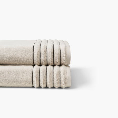 Ikebana Cotton Face Towel - Putty - 2
