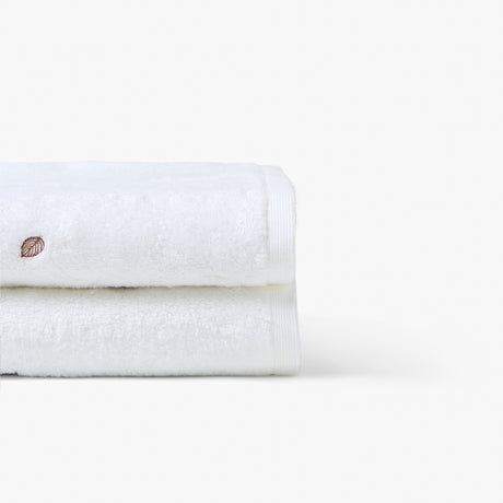 Equinoxe II Cotton & Bamboo Viscose Face Towel - White - 2