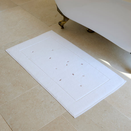 Equinoxe II Cotton Bath Mat - White - 2