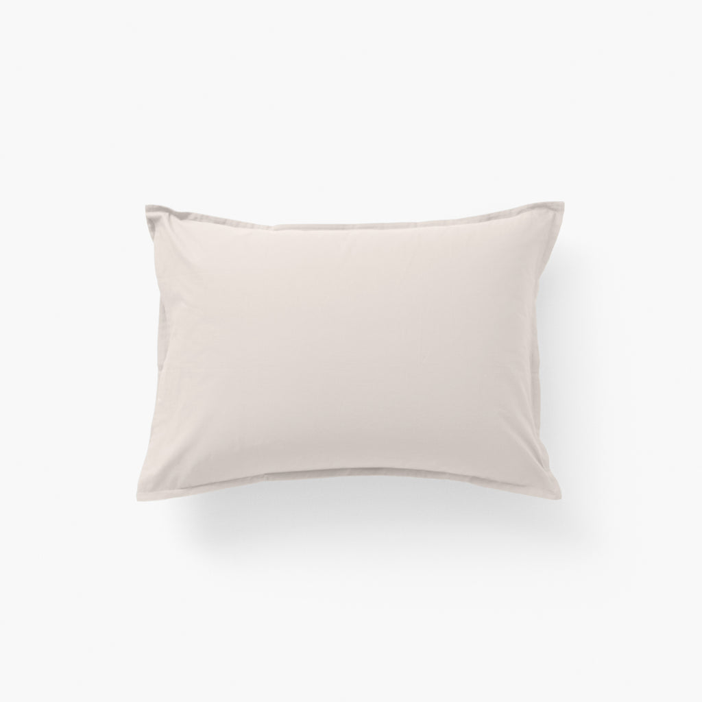 Neo Cotton Rectangular Pillowcase - Beige - Carré Blanc Canada