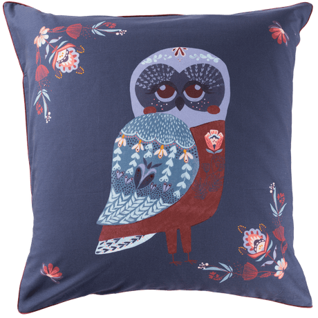 Square Pillowcase in Pure Organic Cotton Anouchka - Carré Blanc Canada