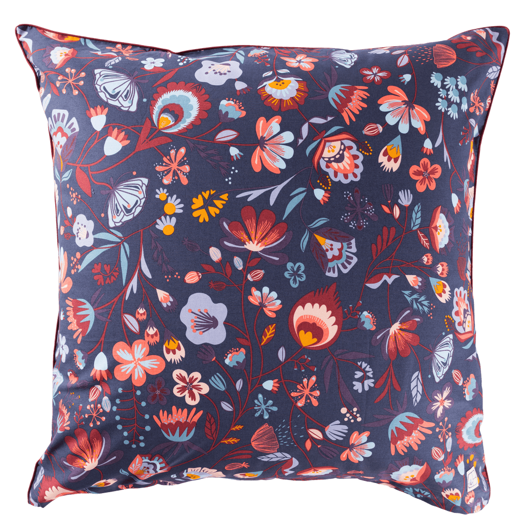 Square Pillowcase in Pure Organic Cotton Anouchka - Carré Blanc Canada