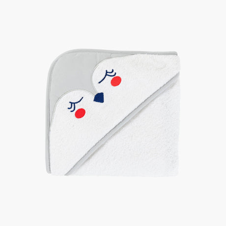 Artica white cotton bath cape - Carré Blanc Canada