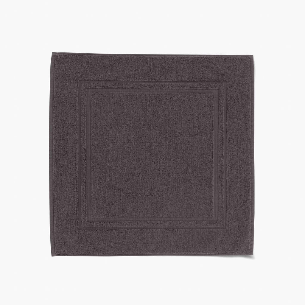 Lola II Anthracite Cotton Bath Mat - Carré Blanc Canada