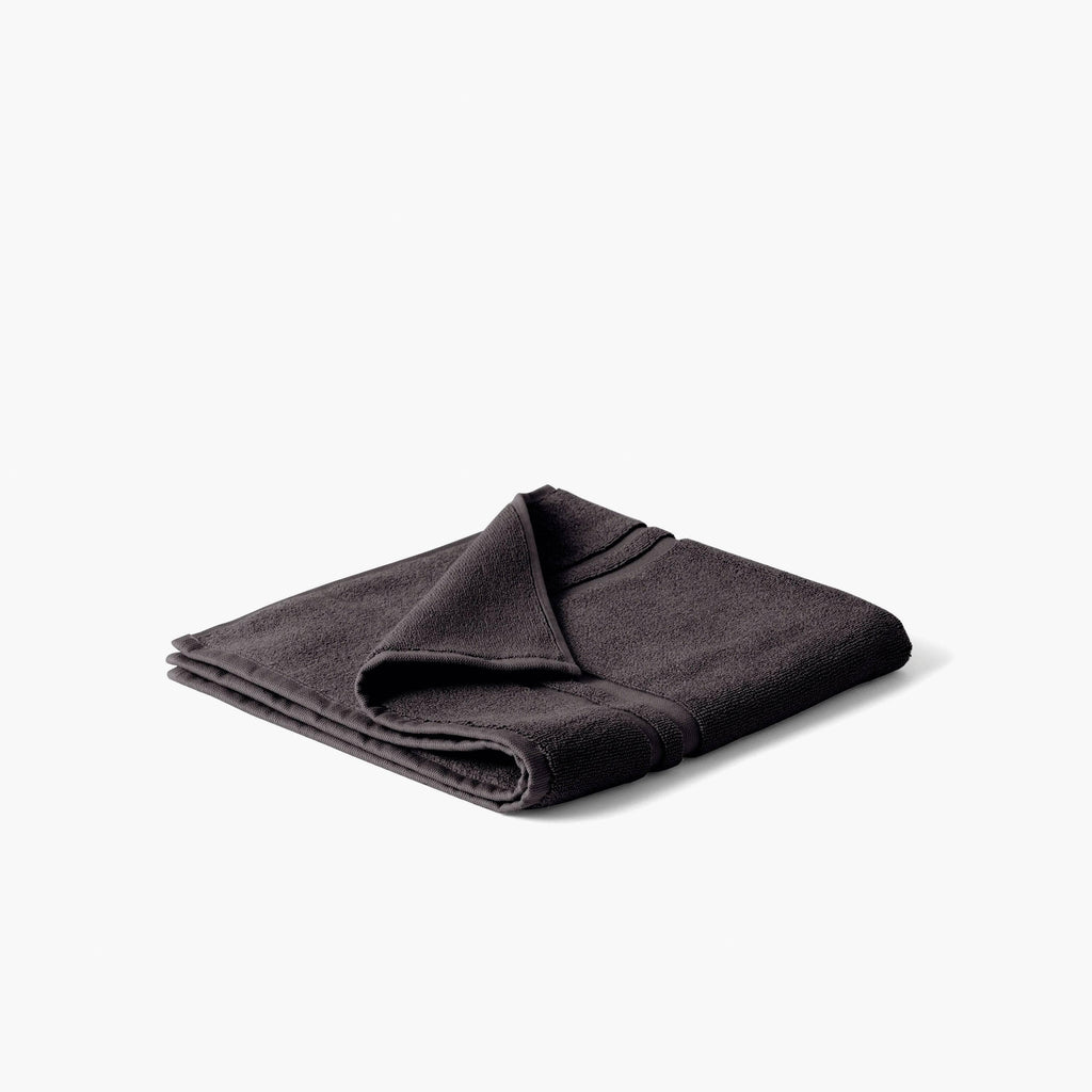 Lola II Anthracite Cotton Bath Mat - Carré Blanc Canada