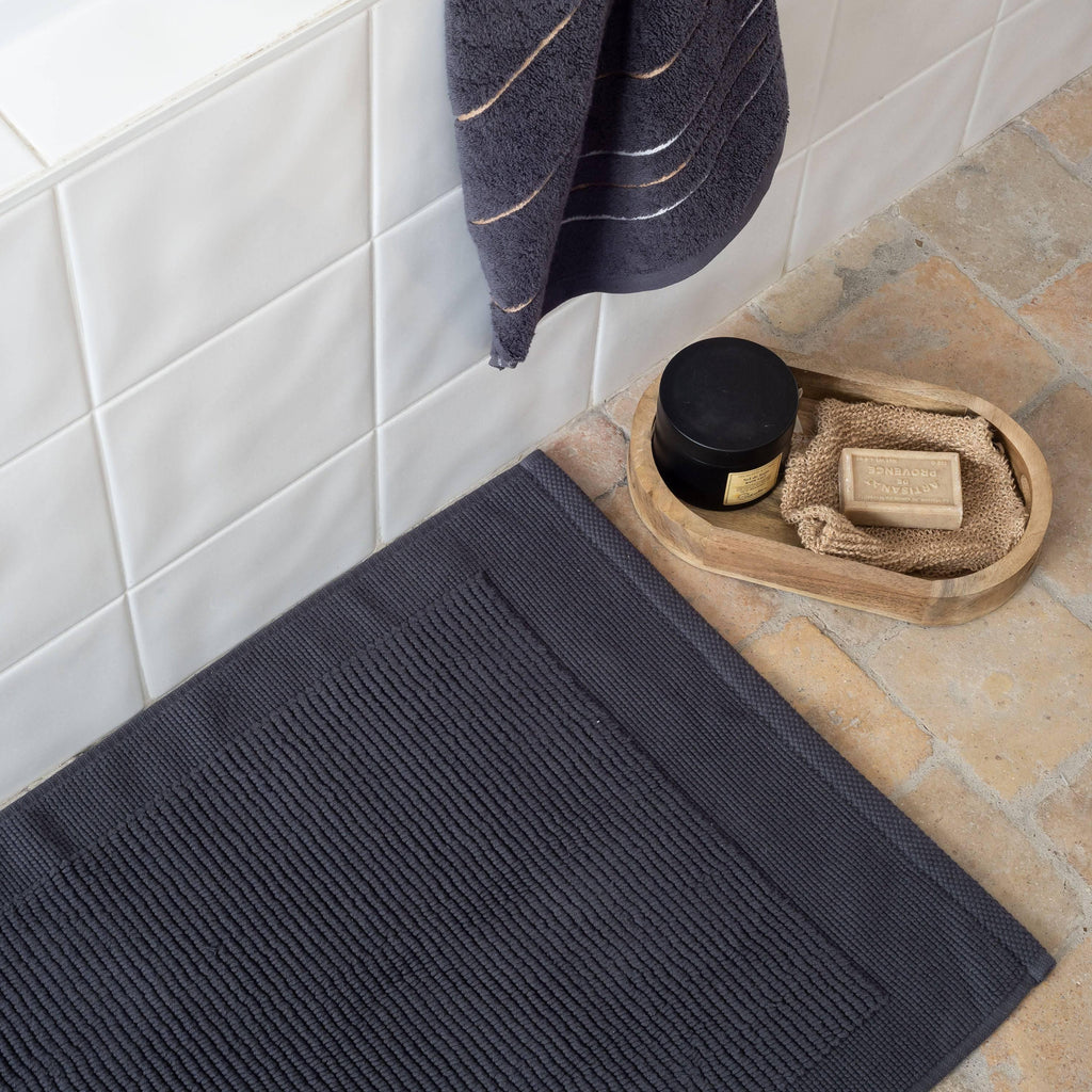 Eclipse Cotton Bath Mat - Carré Blanc Canada