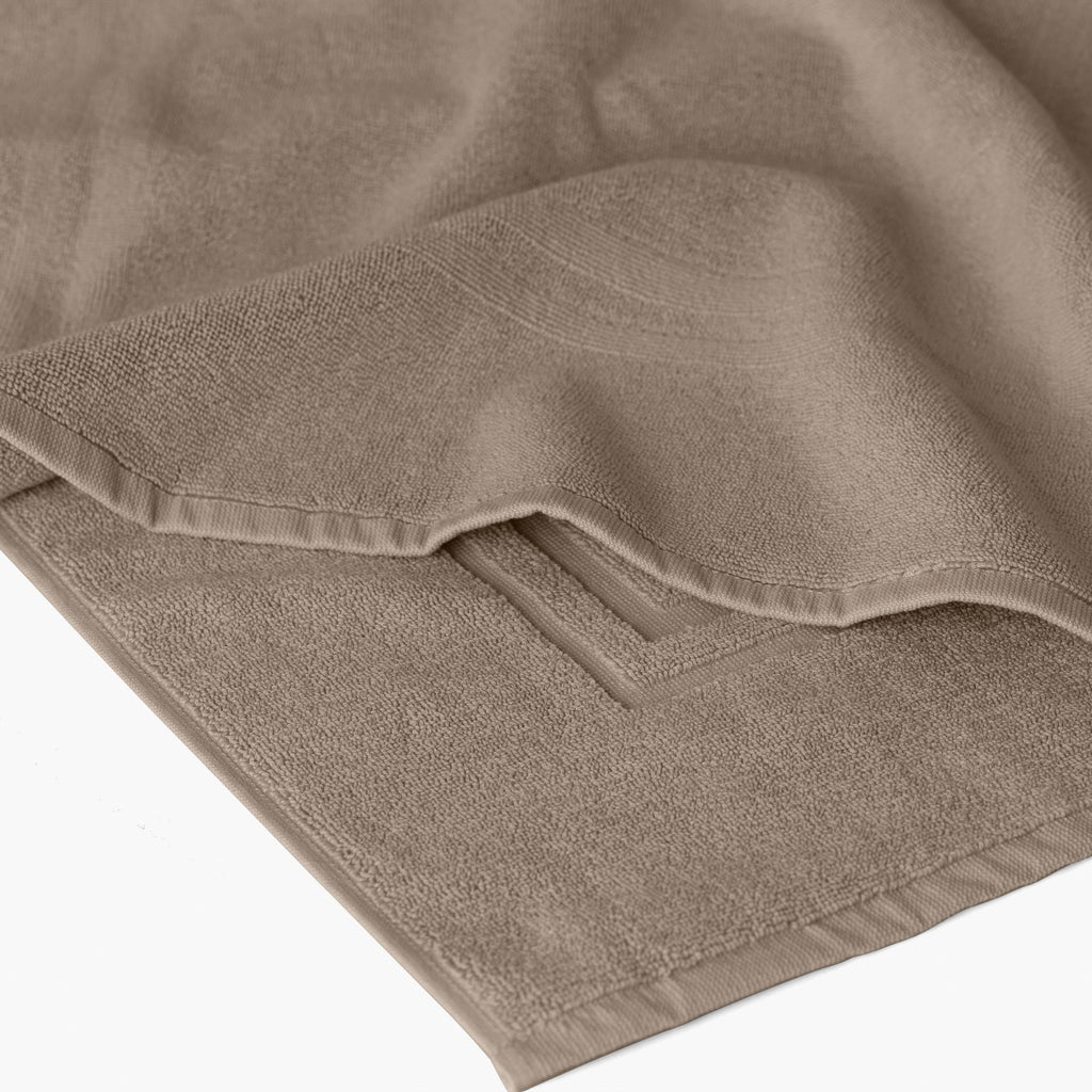 Lola II Mink Cotton Bath Mat - Carré Blanc Canada