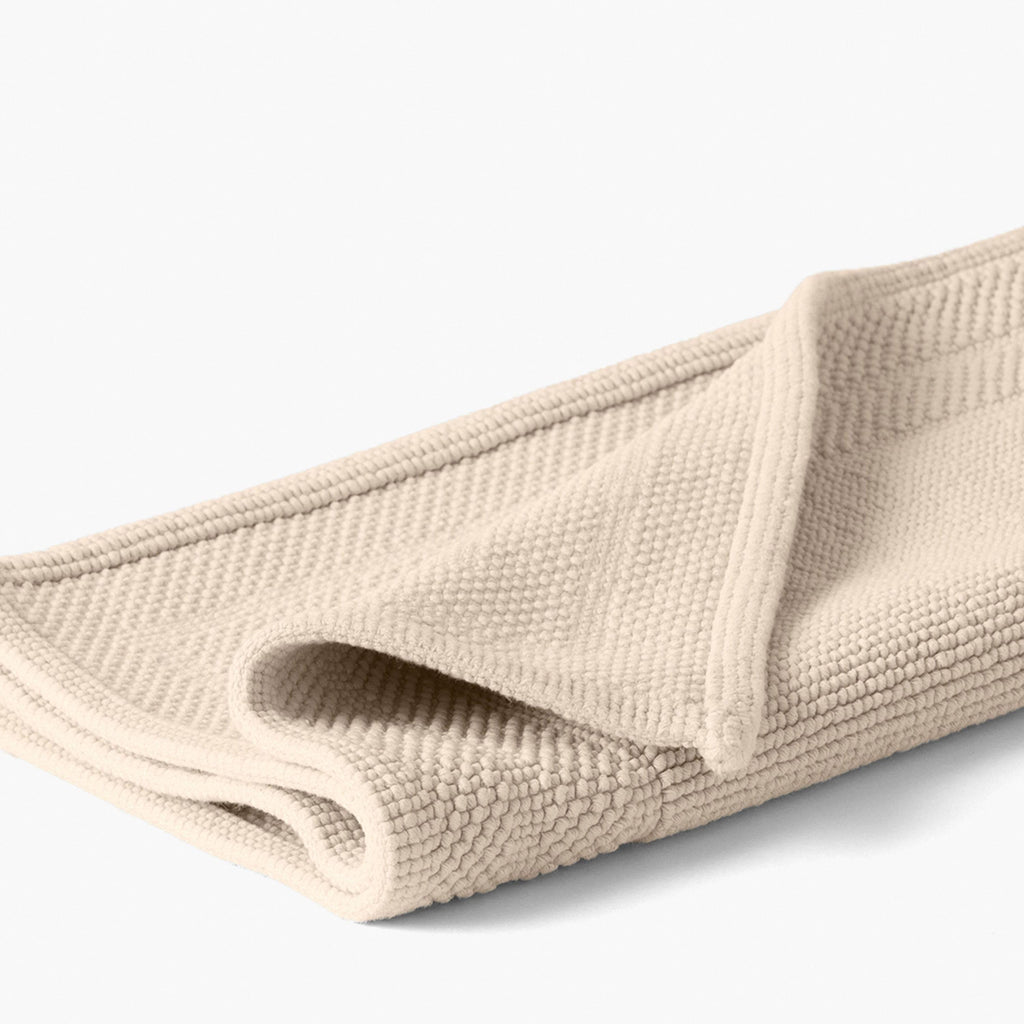 Source Natural Organic Cotton Loop Bath Mat - Carré Blanc Canada
