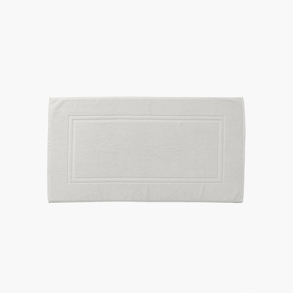 Lola II Perle Cotton Bath Mat - Carré Blanc Canada