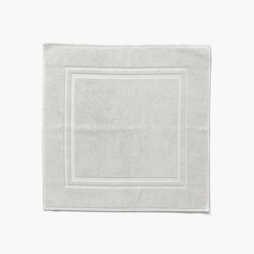 Lola II Perle Cotton Bath Mat - Carré Blanc Canada