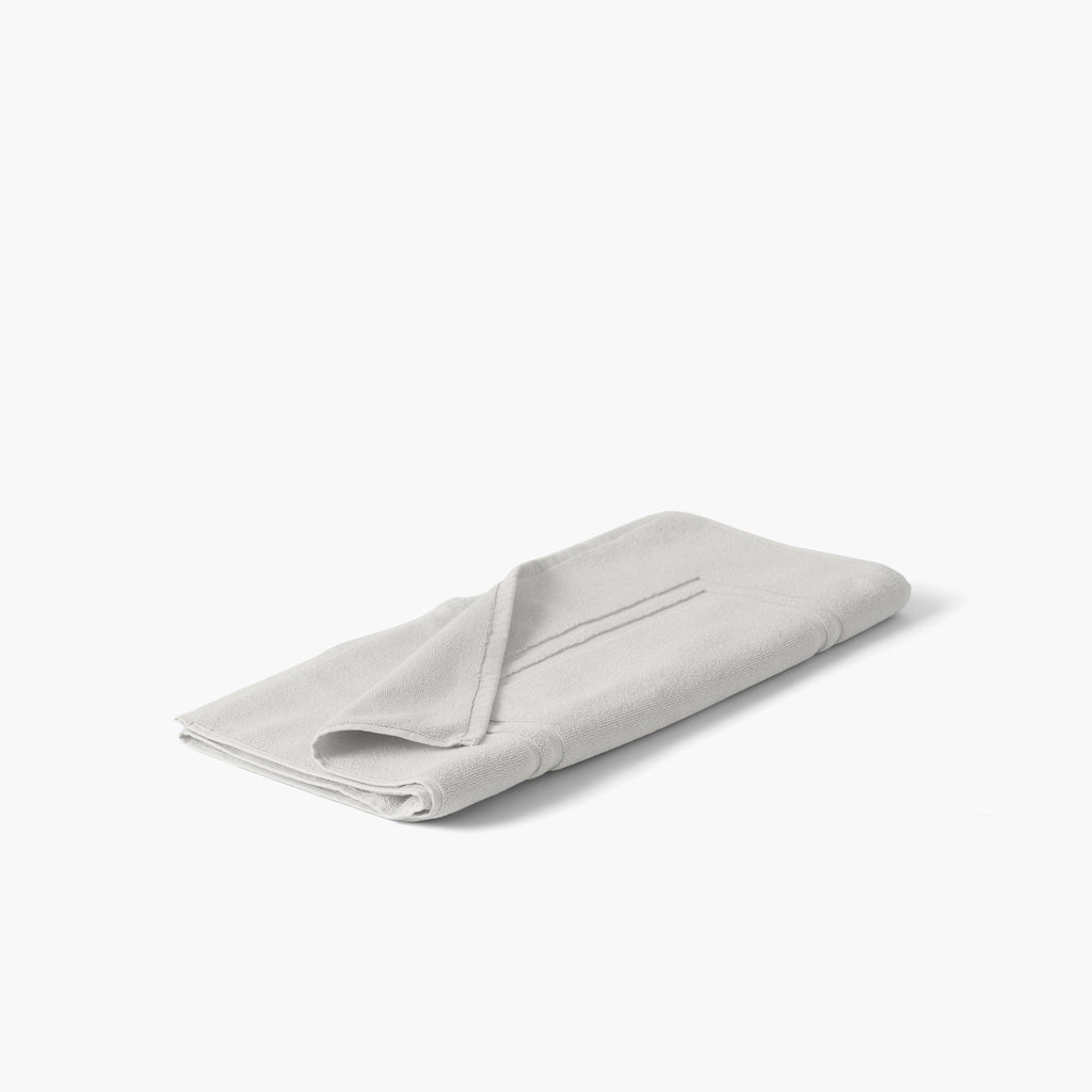 Lola II Perle Cotton Bath Mat - Carré Blanc Canada