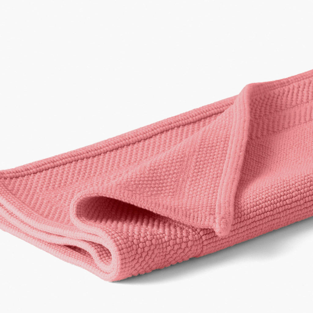 Source Pétale Organic Cotton Bouclette Bath Mat - Carré Blanc Canada