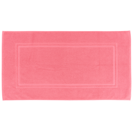 Lola II Pink Cotton Bathmat - Carré Blanc Canada