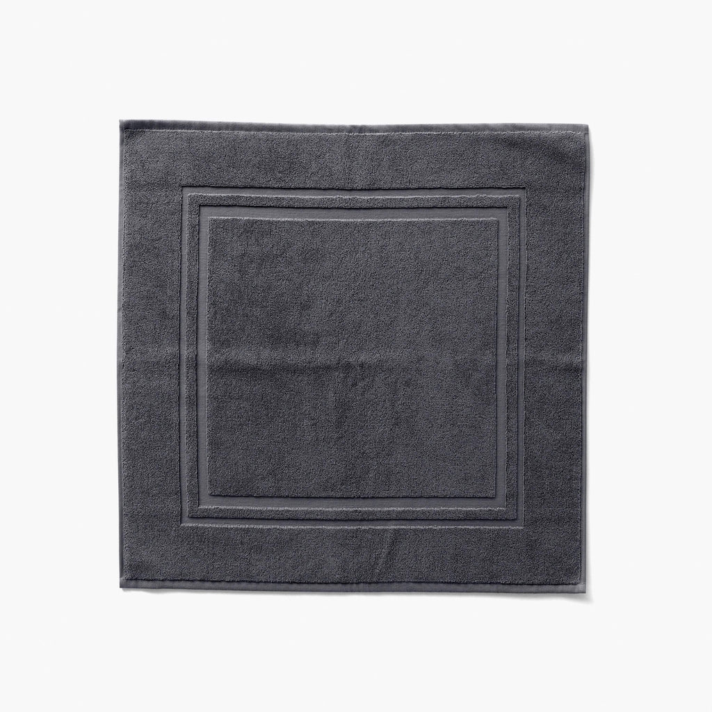 Lola II Slate Cotton Bath Mat - Carré Blanc Canada