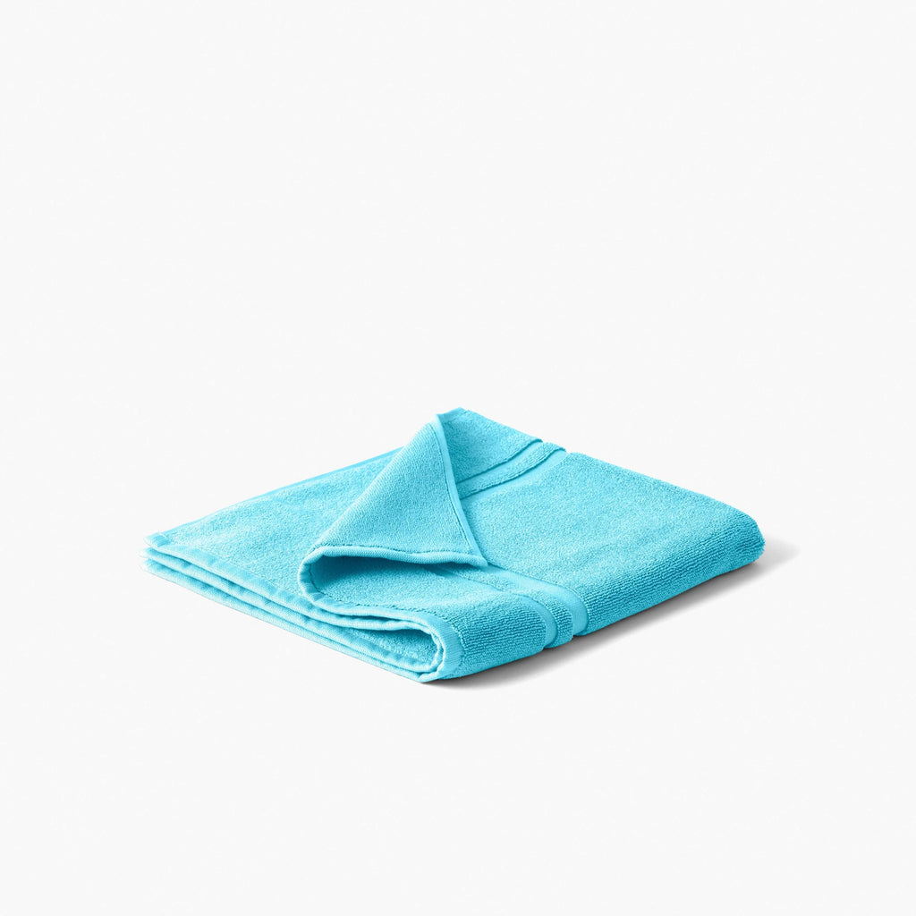 Lola II Turquoise Cotton Bath Mat - Carré Blanc Canada