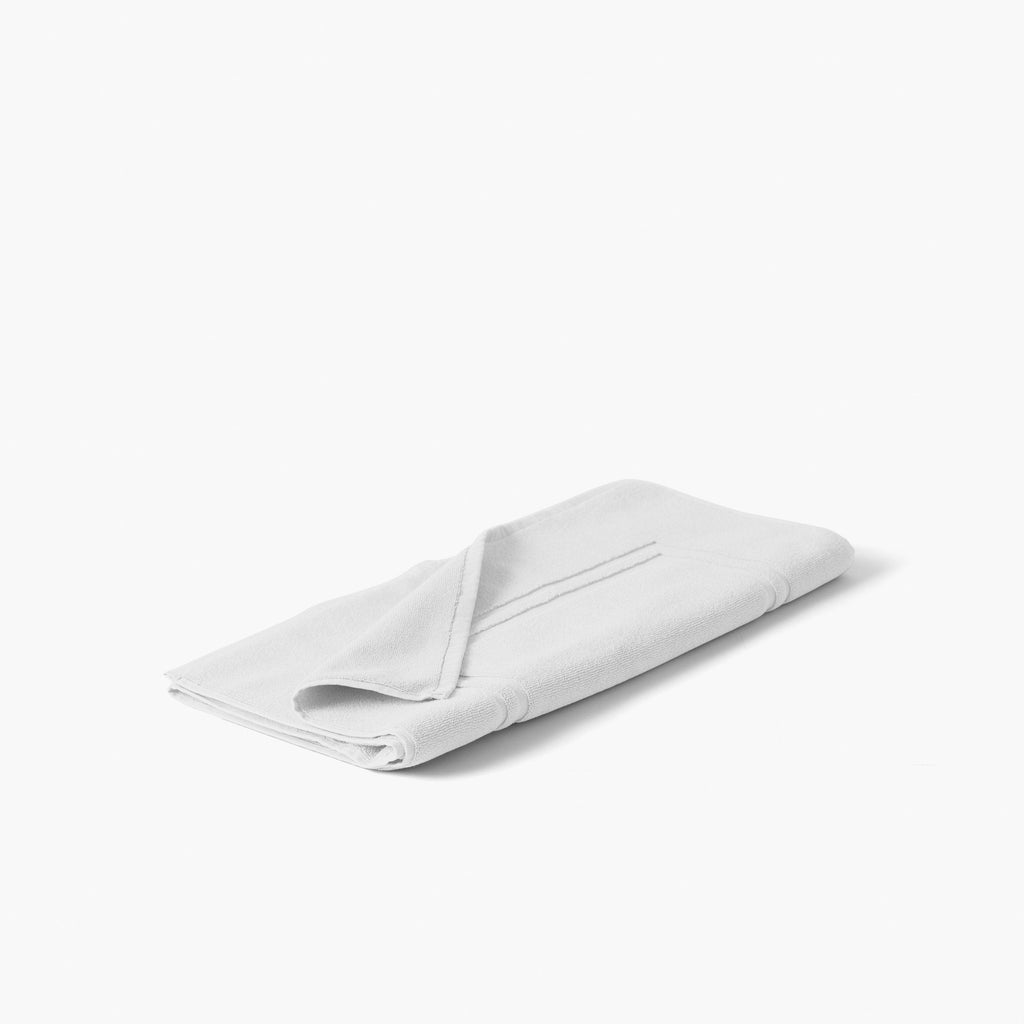 Lola II White Cotton Bath Mat - Carré Blanc Canada