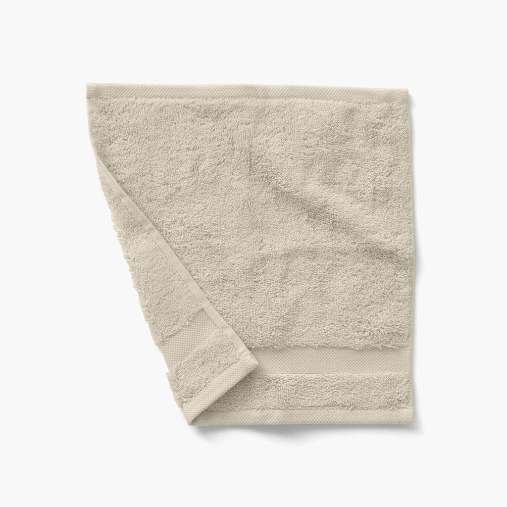Lola II Linen Washcloth in Cotton - Carré Blanc Canada