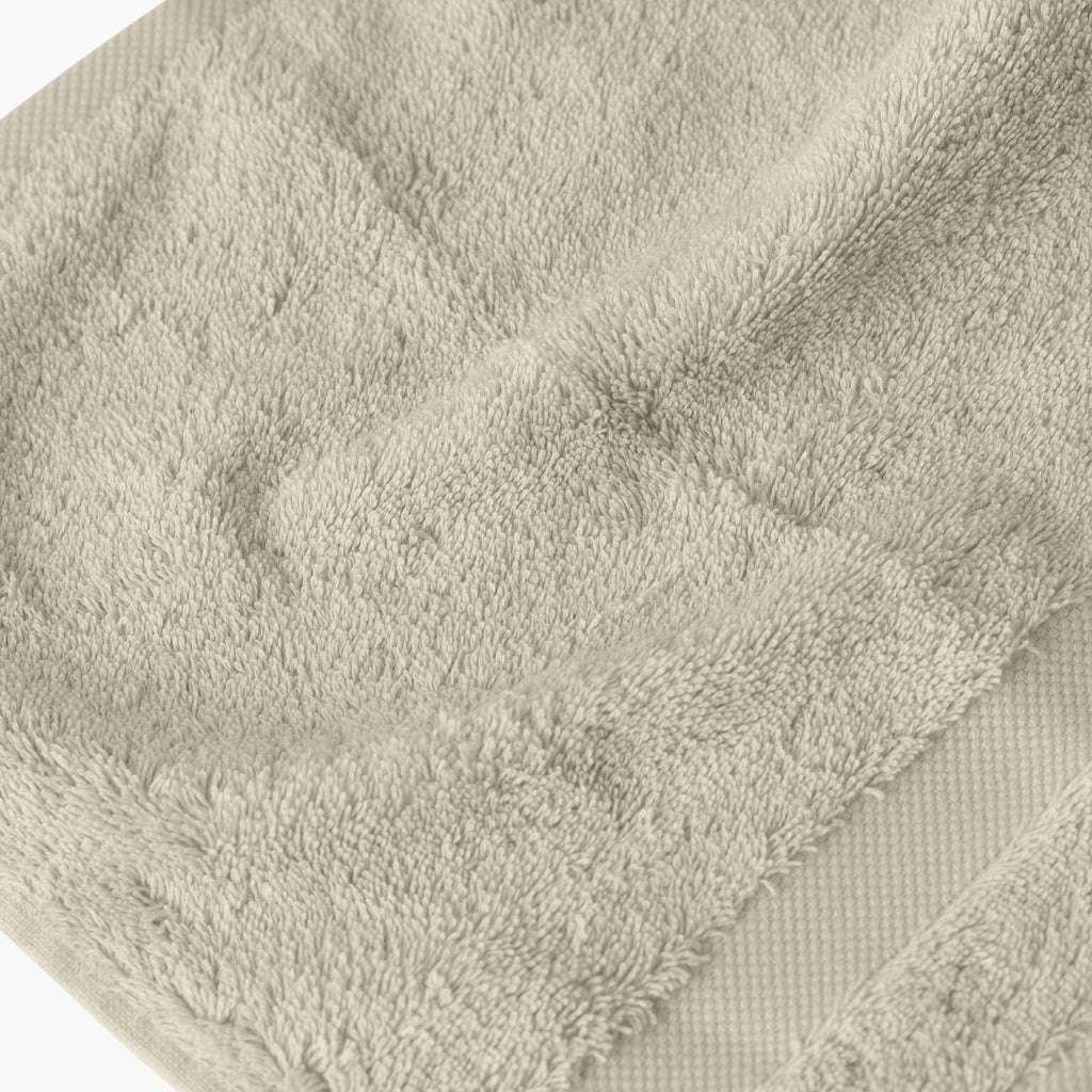 Lola II Linen Washcloth in Cotton - Carré Blanc Canada