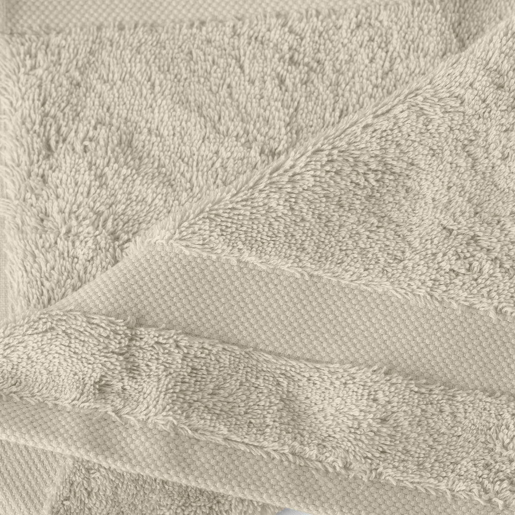 Lola II Linen Washcloth in Cotton - Carré Blanc Canada