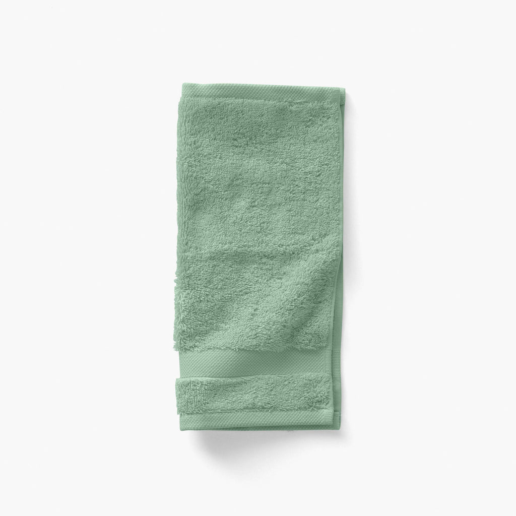 Lola II Sage Washcloth in Cotton - Carré Blanc Canada