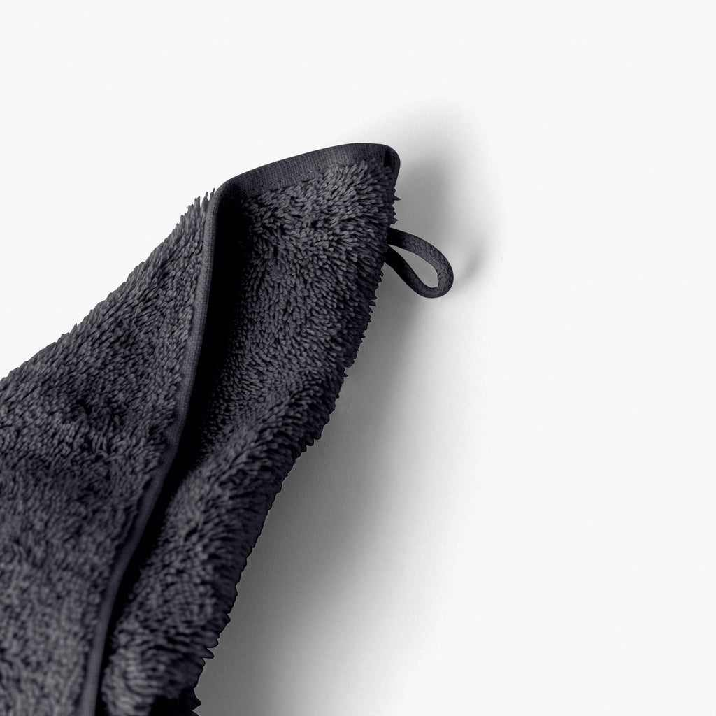 Lola II Cotton Washcloth Slate - Carré Blanc Canada