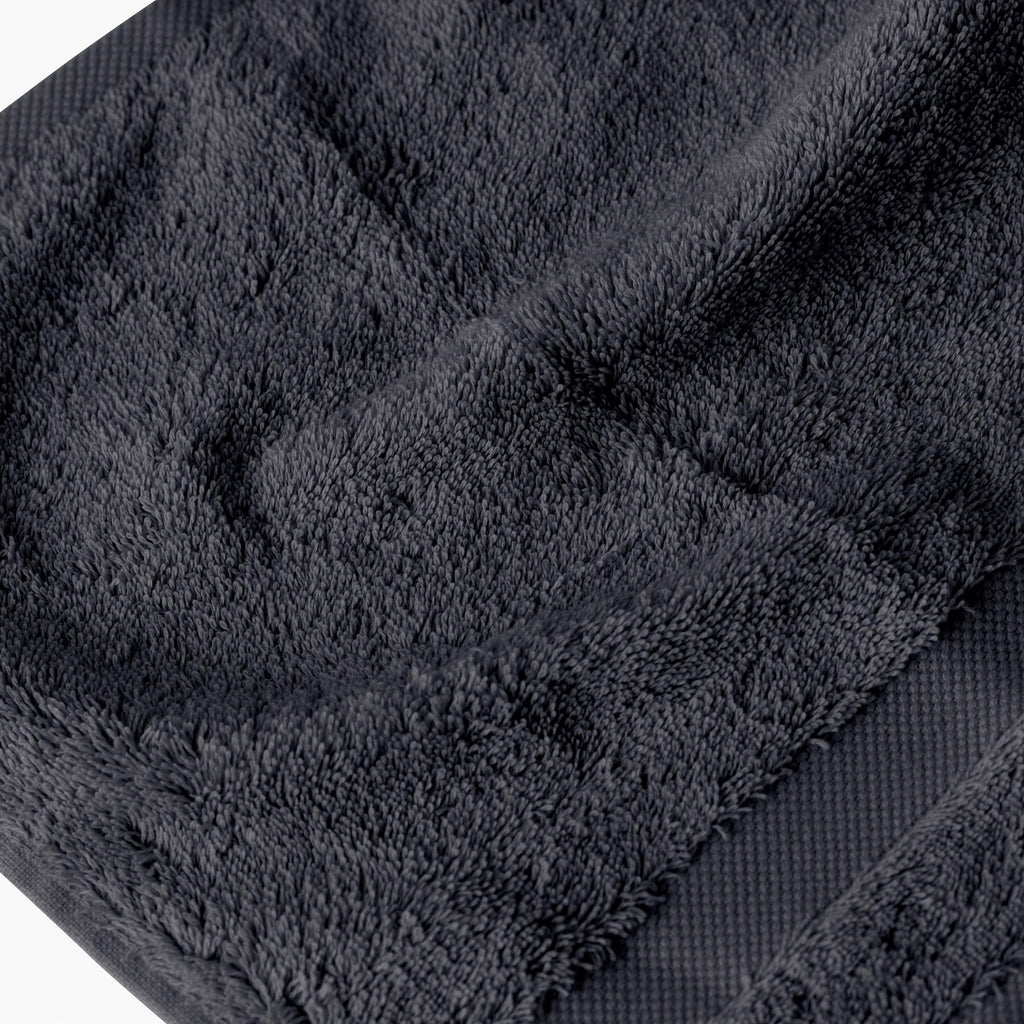 Lola II Cotton Washcloth Slate - Carré Blanc Canada