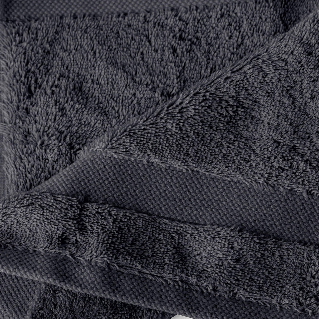 Lola II Cotton Washcloth Slate - Carré Blanc Canada