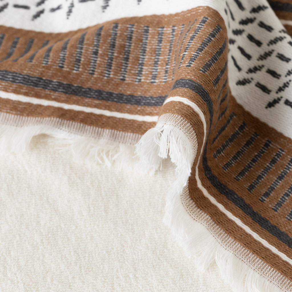 Eclipse Off White Cotton Towel - Carré Blanc Canada