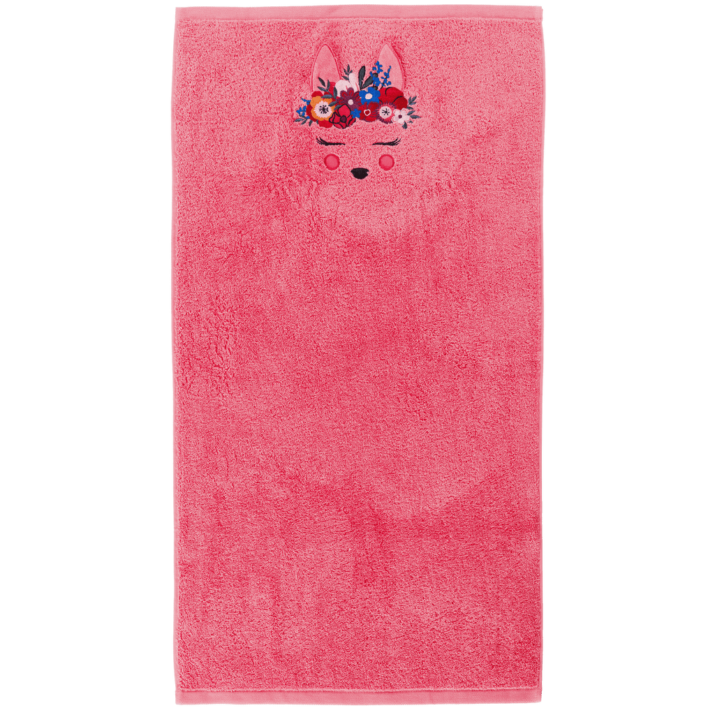 Colourful Embroidered Cotton Towel - Carré Blanc Canada