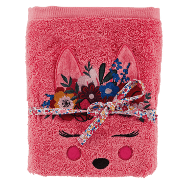 Colourful Embroidered Cotton Towel - Carré Blanc Canada
