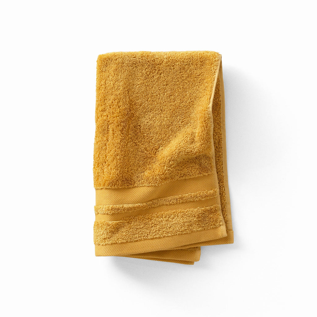 Lola II Honey Cotton Bath Towel - Carré Blanc Canada