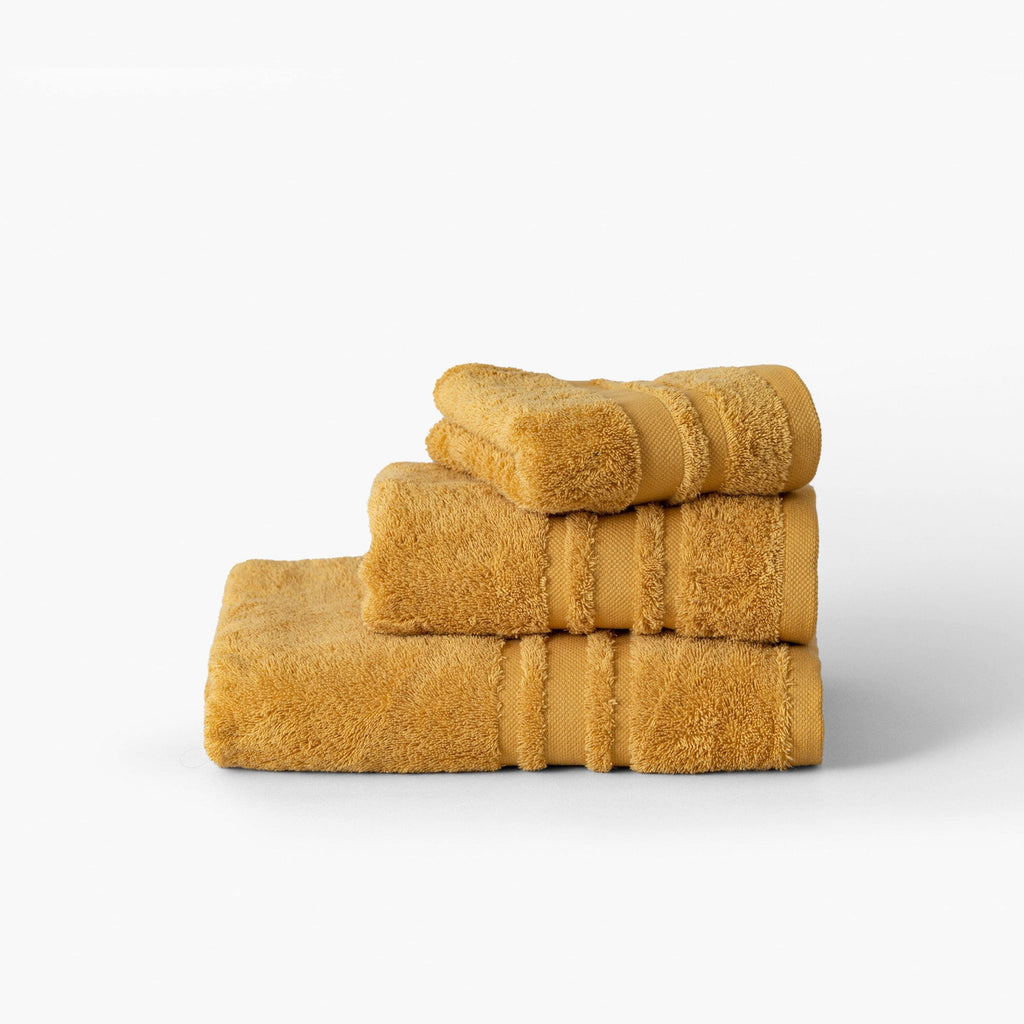 Lola II Honey Cotton Bath Towel - Carré Blanc Canada