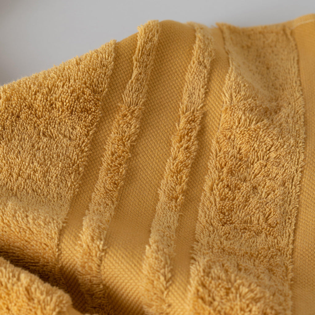 Lola II Honey Cotton Bath Towel - Carré Blanc Canada