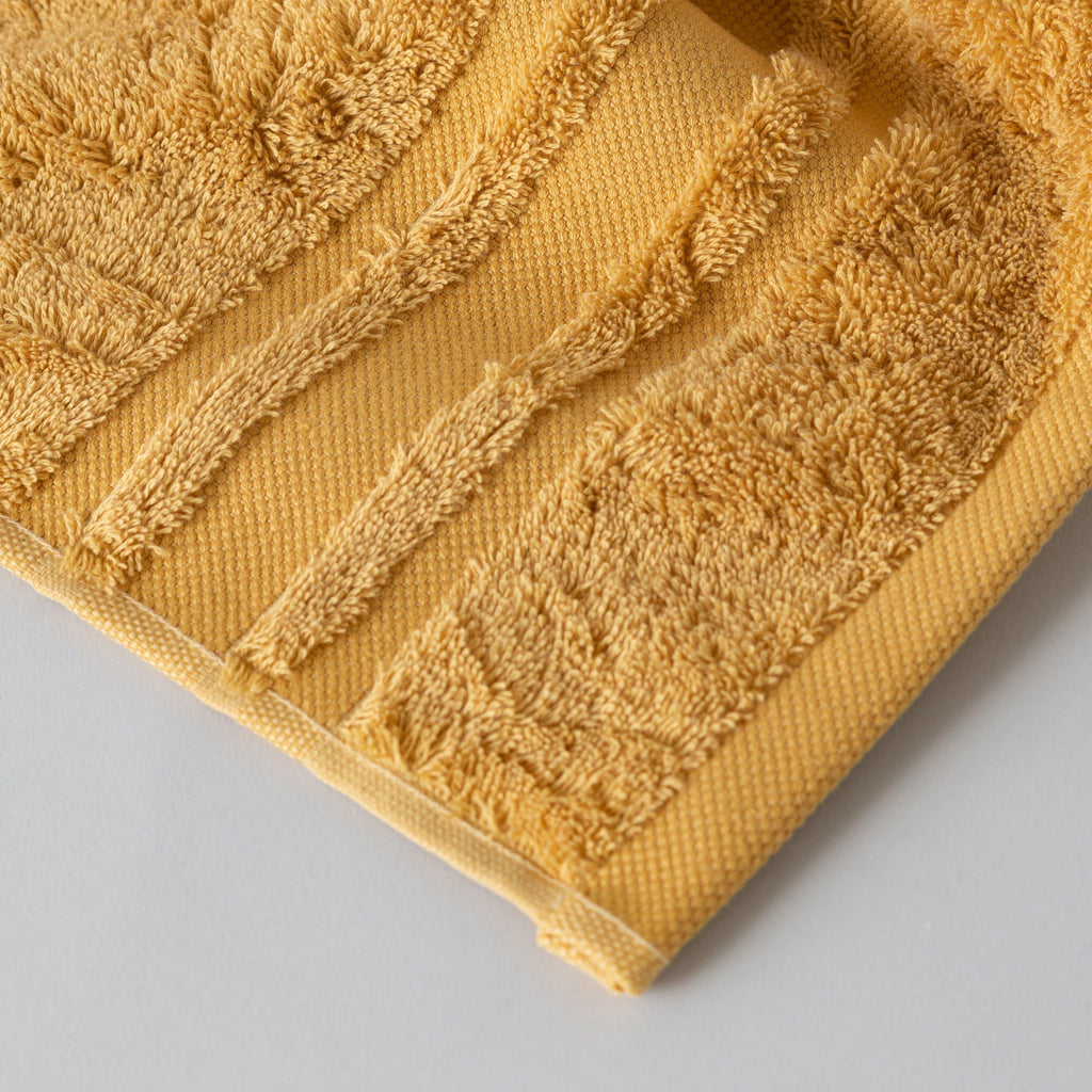 Lola II Honey Cotton Bath Towel - Carré Blanc Canada