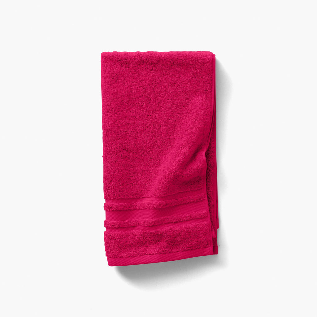 Lola II Raspberry Cotton Towel - Carré Blanc Canada