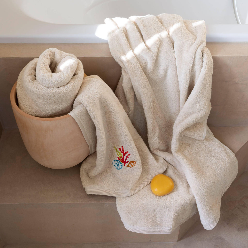 Reef Cotton Bath Towel - Carré Blanc Canada