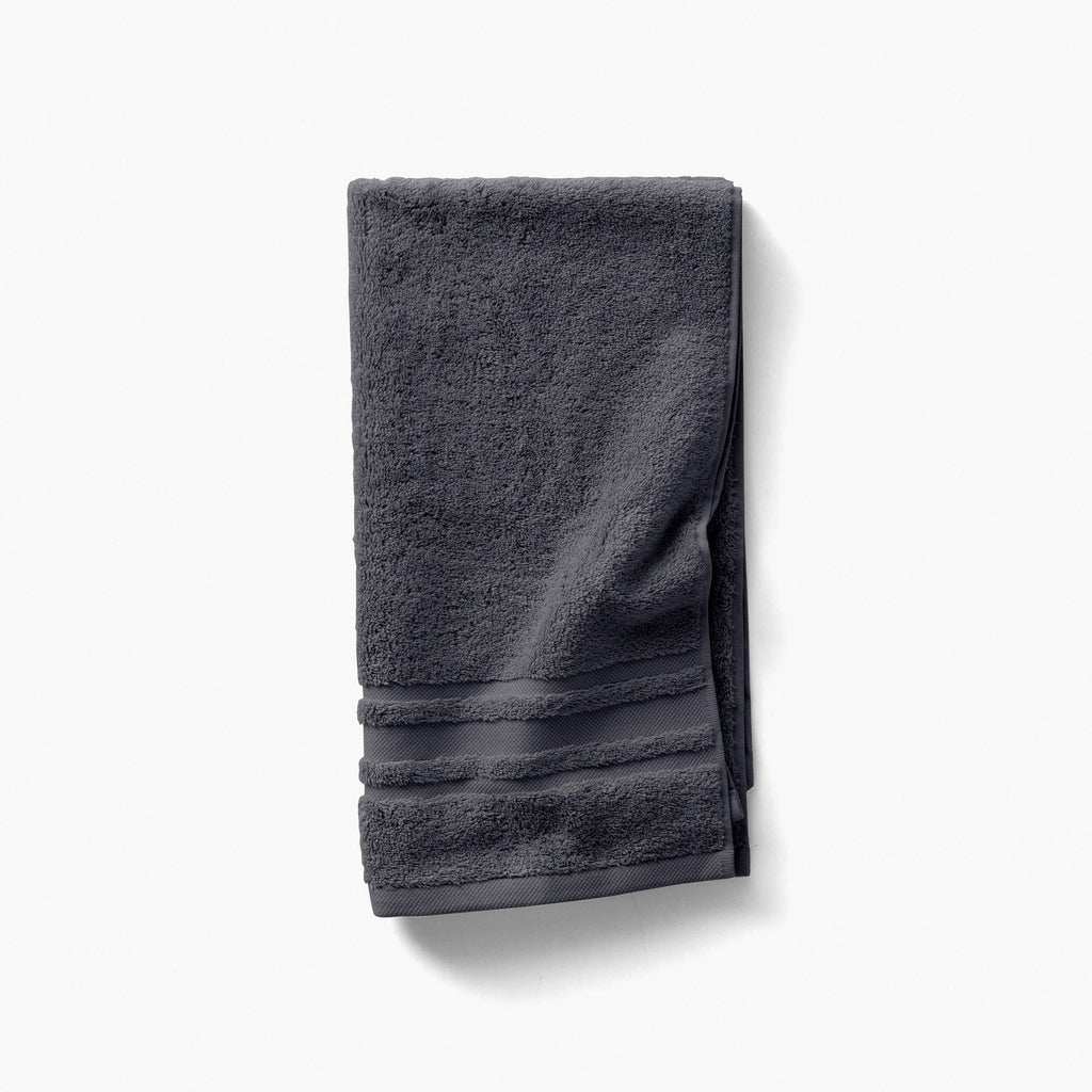 Lola II Slate Grey Cotton Bath Towel - Carré Blanc Canada