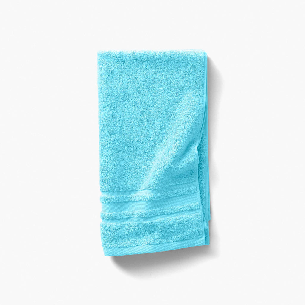 Lola II Turquoise Cotton Bath Towel - Carré Blanc Canada