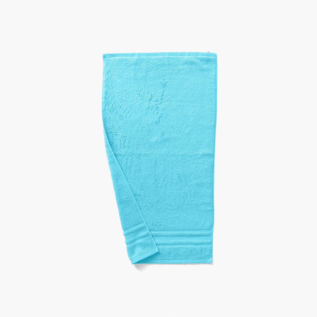 Lola II Turquoise Cotton Bath Towel - Carré Blanc Canada