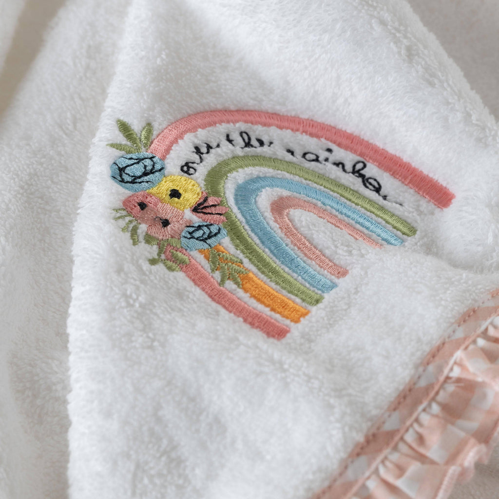 Rêve D'or Embroidered Bath Towel - Carré Blanc Canada