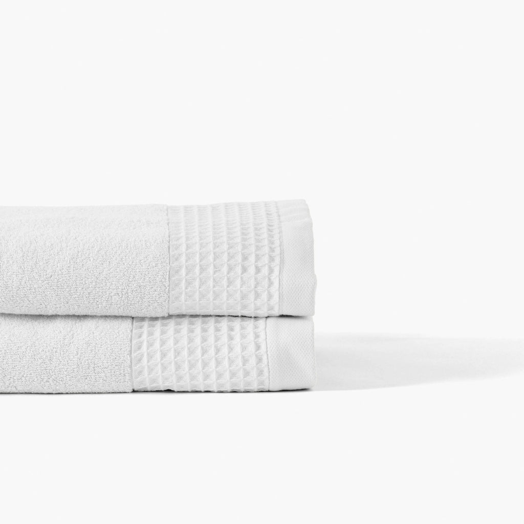 Source White Organic Cotton Bath Towel - Carré Blanc Canada