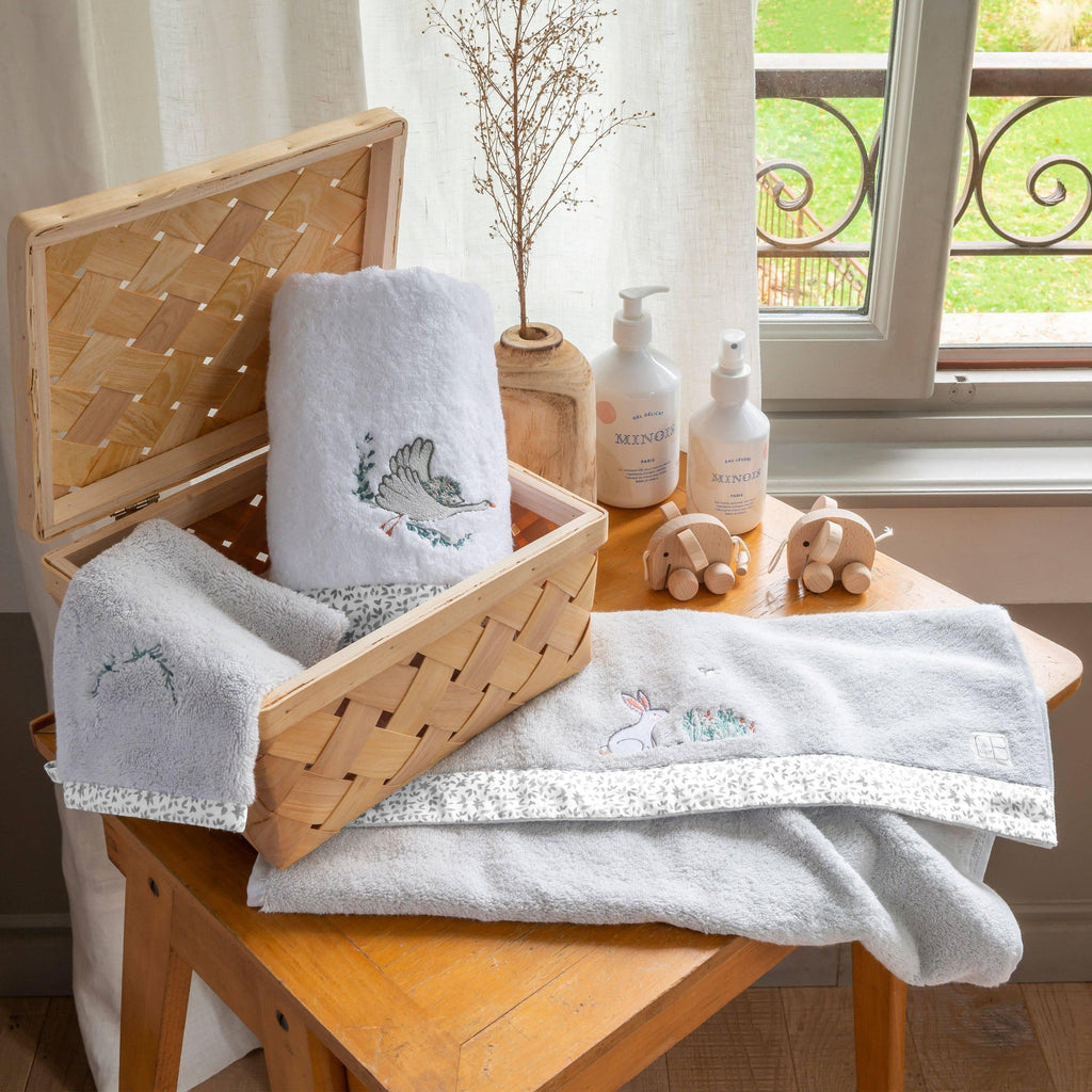 Câline Organic Cotton Bath Towel - Carré Blanc Canada