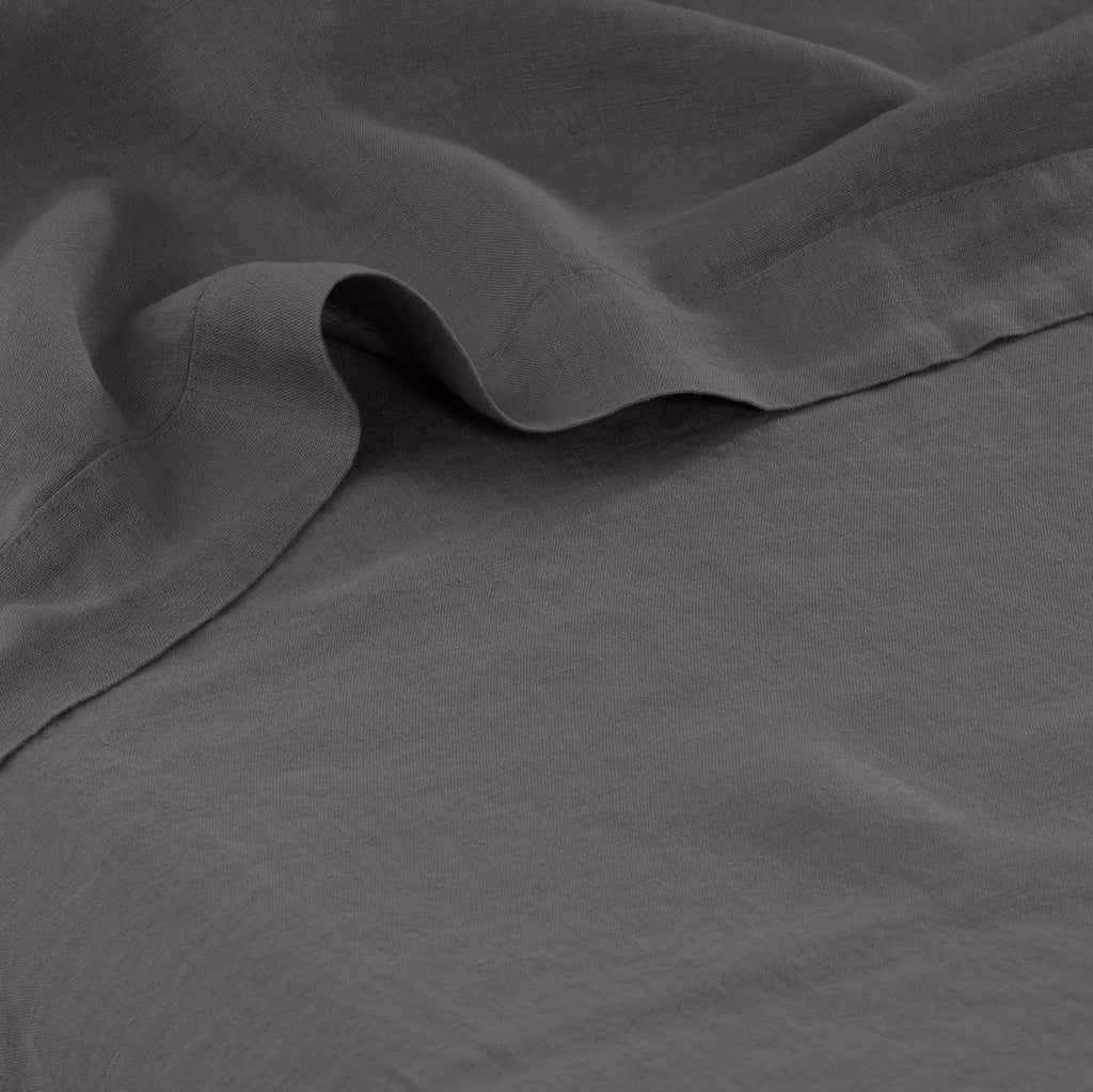 Songe Sheet Set - Charcoal - Carré Blanc Canada