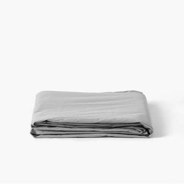 Flatsheet in Cotton Percale Neo Grey - Carré Blanc Canada