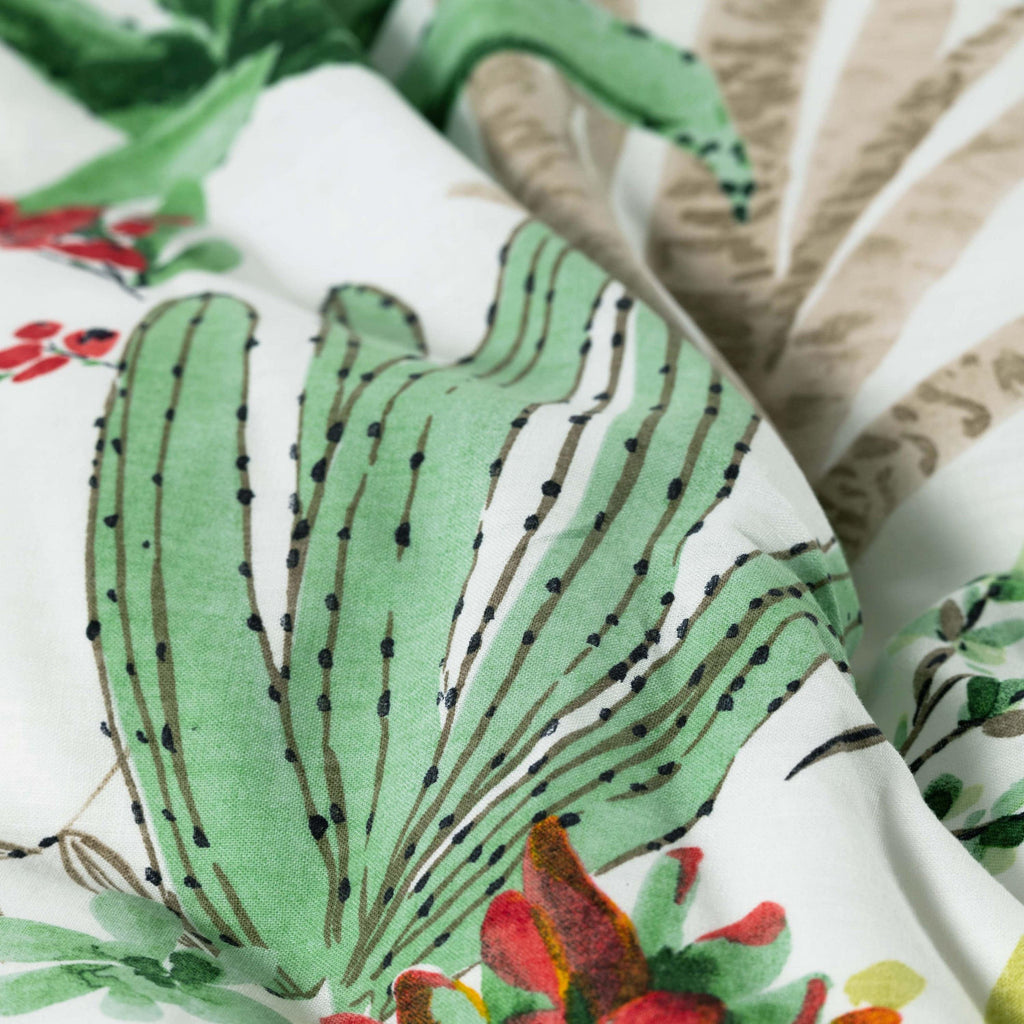 Flatsheet in Cotton and Linen Aloevera - Carré Blanc Canada