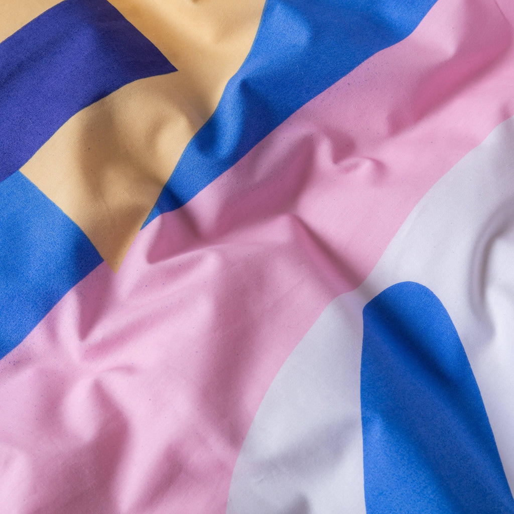 Flatsheet in Cotton Percale Artsy - Carré Blanc Canada