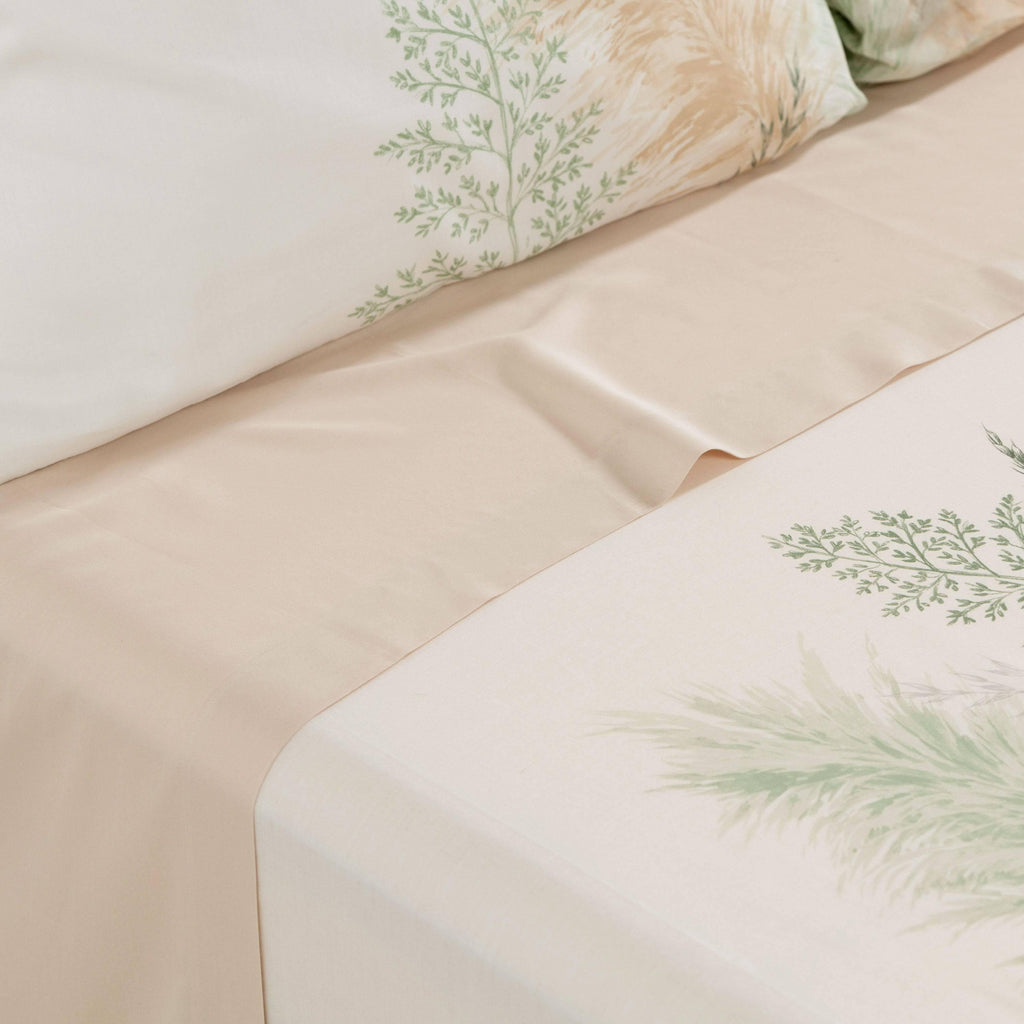 Flatsheet in Cotton Satin Pampa II - Carré Blanc Canada