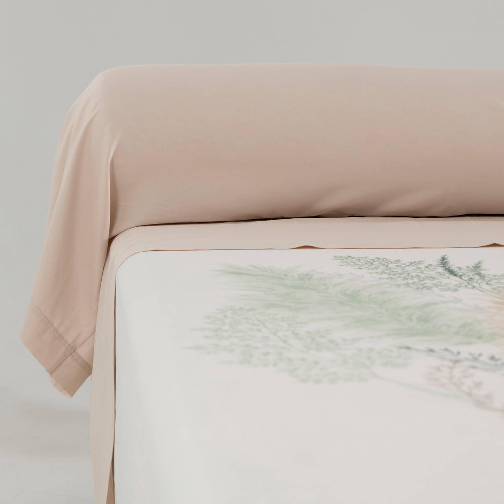 Flatsheet in Cotton Satin Pampa II - Carré Blanc Canada