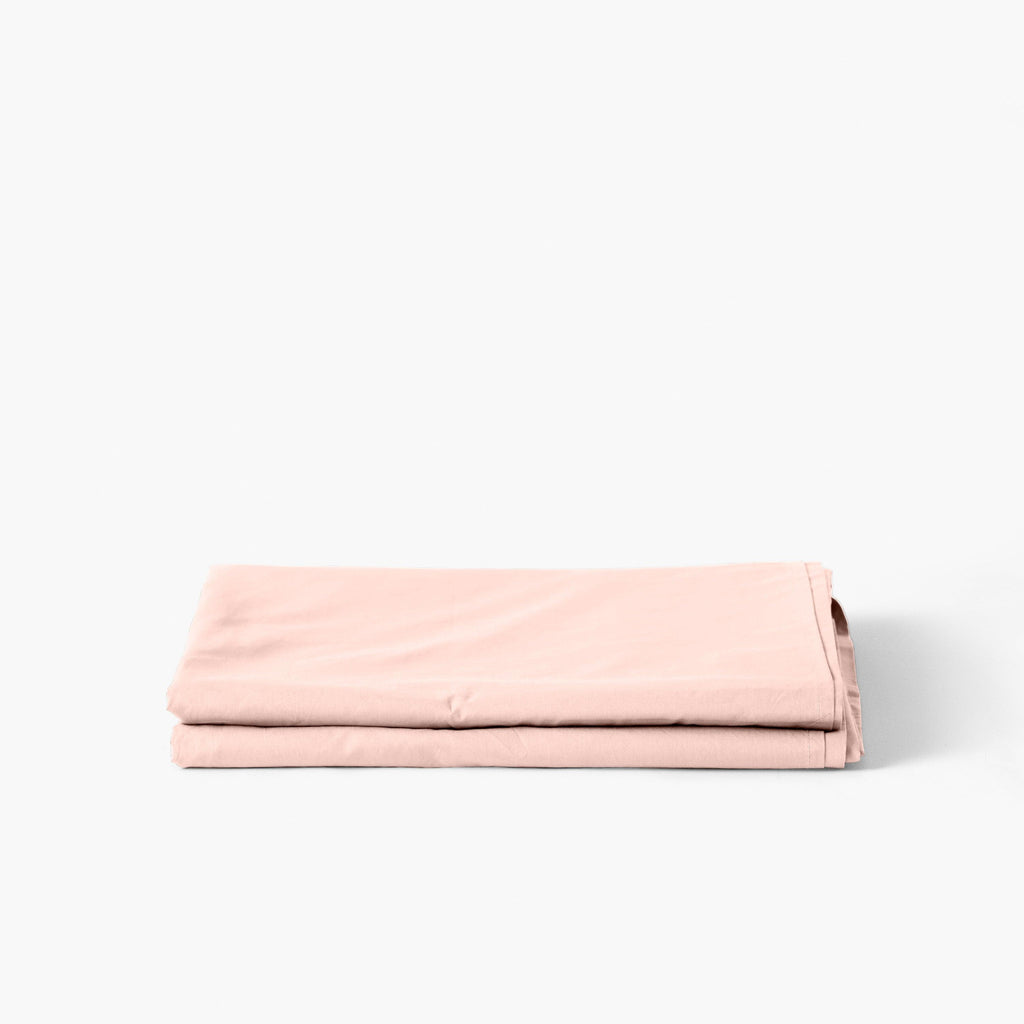 Flatsheet in Cotton Percale Neo Peach - Carré Blanc Canada
